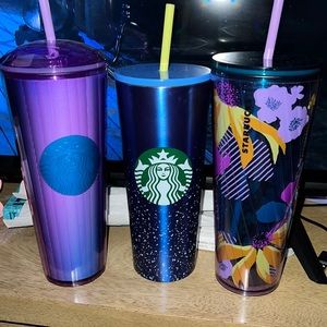 3 for 1 Used Starbucks Tumblers